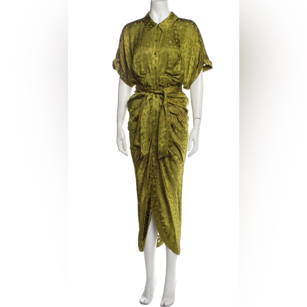 Le Superbe Maxi Miko Dress in Olive